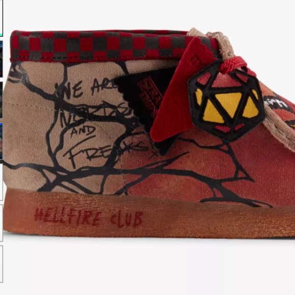 Rare Clarks X Stranger Things Wallabee Evo - Picture 3 of 5
